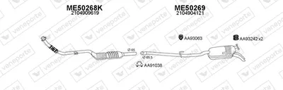 Abgassystem Mercedes-Benz E-CLASS