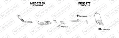 Abgassystem Mercedes-Benz E-CLASS T-Modell