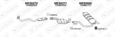 Abgassystem Mercedes-Benz E-CLASS T-Modell