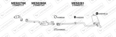 Abgassystem Mercedes-Benz E-CLASS T-Modell