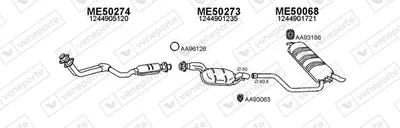 Abgassystem Mercedes-Benz E-CLASS T-Modell