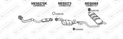 Abgassystem Mercedes-Benz E-CLASS T-Modell