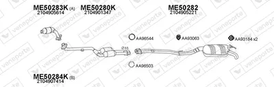 Abgassystem Mercedes-Benz E-CLASS