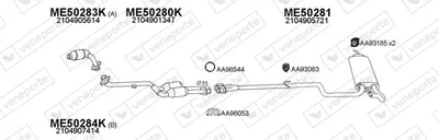 Abgassystem Mercedes-Benz E-CLASS T-Modell