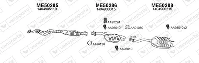 Abgassystem Mercedes-Benz S-CLASS