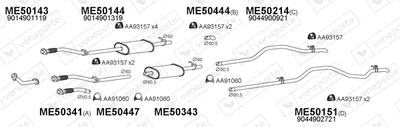 Abgassystem Mercedes-Benz SPRINTER 4-t Van · Mercedes-Benz SPRINTER 4-t Platform/Chassis