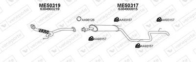 Abgassystem Mercedes-Benz VITO Bus · Mercedes-Benz VITO Van