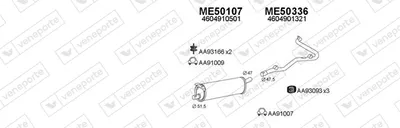 VENEPORTE 500205 Abgasanlage
