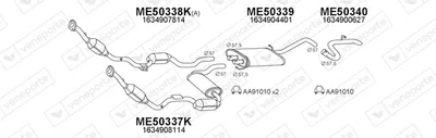Abgassystem Mercedes-Benz M-CLASS