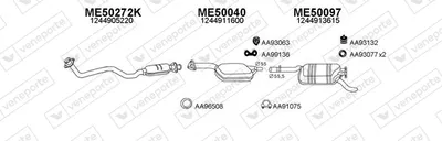 Abgassystem Mercedes-Benz E-CLASS