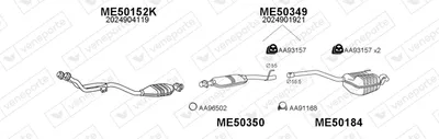Abgassystem Mercedes-Benz C-CLASS