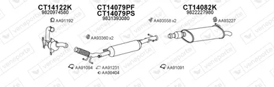 Abgassystem Toyota PROACE Van · Toyota PROACE Bus · Toyota PROACE Plattform/Chassis
