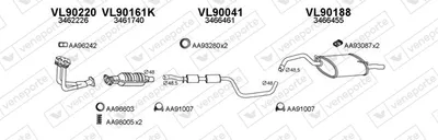 Abgassystem Volvo 440