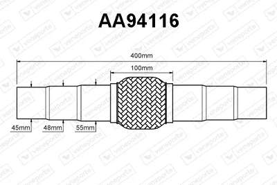 Flexible Verbindung, Flucht VENEPORTE AA94116