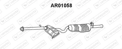 Endschalldämpfer Alfa Romeo 146