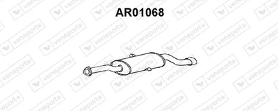Schalldämpfer hinten Alfa Romeo 164