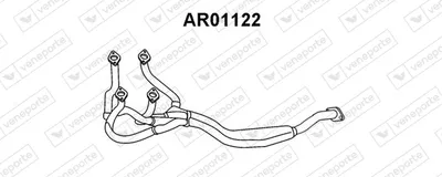 Auspuffrohr Alfa Romeo 145 · Alfa Romeo 146