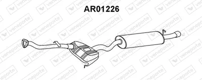 Endschalldämpfer Alfa Romeo 145
