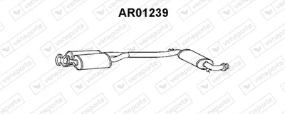 Frontschalldämpfer Alfa Romeo 164