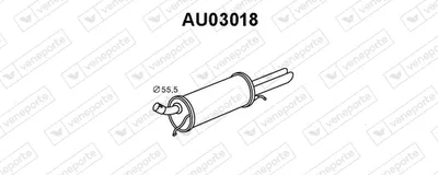 Endschalldämpfer Audi A4 B5 · Audi A4 B5 Avant
