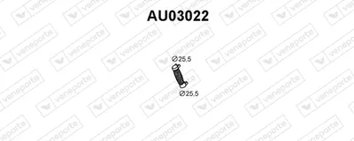 Auspuffrohr Audi 80 B2 Limousine · Vw JETTA I · Vw SCIROCCO