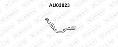 Auspuffrohr Audi 80 B2 Limousine · Vw PASSAT B2 · Vw PASSAT B1 Variante