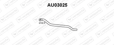 Auspuffrohr Audi 80 B2 Limousine · Audi COUPE B2