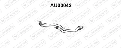Auspuffrohr Audi 80 B2 Limousine · Audi COUPE B2 · Vw PASSAT B2