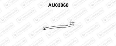 Auspuffrohr Audi 80 B2 Limousine