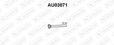 Auspuffrohr Audi 100 C2 Limousine · Audi 100 C2 Avant