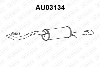 Endschalldämpfer Audi A4 B5 · Audi A4 B5 Avant · Audi A4 B6