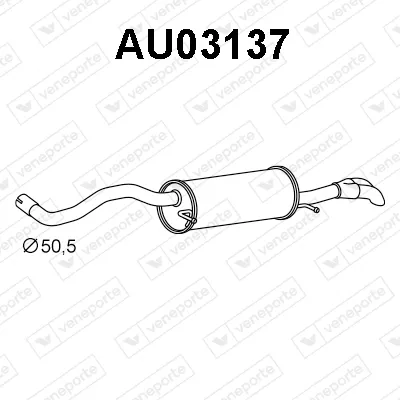 Endschalldämpfer Audi A4 B5 · Audi A4 B5 Avant