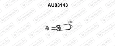 Frontschalldämpfer Audi 100 C4 Limousine · Audi 100 C4 Avant