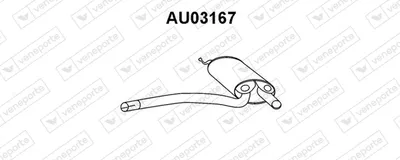Frontschalldämpfer Audi A4 B5 · Audi A4 B5 Avant