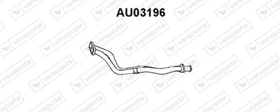 Auspuffrohr Audi 100 C2 Limousine · Audi 100 C2 Avant