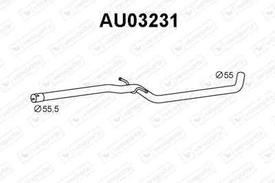 Auspuffrohr Audi A3 · Audi A3 Sportback · Vw GOLF V