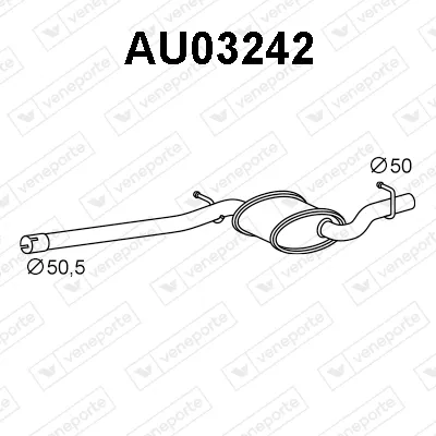 Schalldämpfer Audi A4 B6 · Audi A4 B6 Avant
