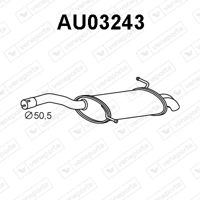 Endschalldämpfer Audi A4 B6 · Audi A4 B6 Avant
