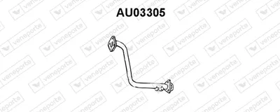 Auspuffrohr Audi 80 B4 Limousine · Audi 80 B4 Avant