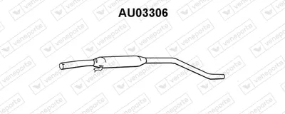 Frontschalldämpfer Audi 50 · Vw POLO