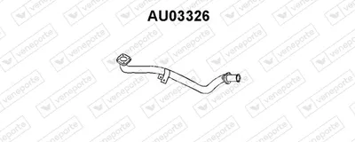 Auspuffrohr Audi 80 B2 Limousine