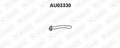 Auspuffrohr Audi 80 B2 Limousine · Audi COUPE B2