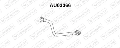 Auspuffrohr Audi 100 C4 Limousine · Audi 100 C4 Avant · Audi A6 C4