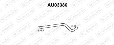Abgasschlauch VENEPORT AU03386