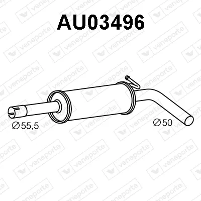 Frontschalldämpfer Audi A1 · Audi A1 Sportback · Seat IBIZA IV