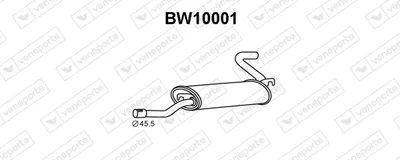 Endschalldämpfer Bmw 1502-2002
