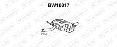 Schalldämpfer hinten Bmw 3 Compact