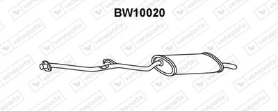 Schalldämpfer hinten Bmw 3 · Bmw 3 Touring