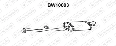 Schalldämpfer hinten Bmw 3 · Bmw 3 Touring
