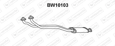 Vorderer Schalldämpfer Bmw 3 Cabrio
